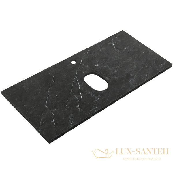 столешница под раковину belbagno kep-90-mno 90 см, marmo nero opaco