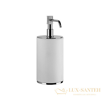 дозатор gessi venti20 65437.031 настольный, хром/белый