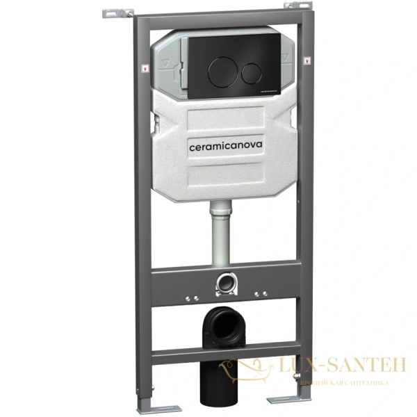 комплект ceramica nova balearica cn6000_1001b_1000: подвесной унитаз cn6000 + система инсталляции envision round cn1001b + cn1000