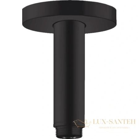 кронштейн для верхнего душа hansgrohe 27393670 матовый черный