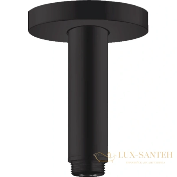 кронштейн для верхнего душа hansgrohe 27393670 матовый черный