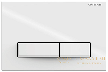 панель смыва charus tm, raiden, fp.321.11.01, белый глянцевый