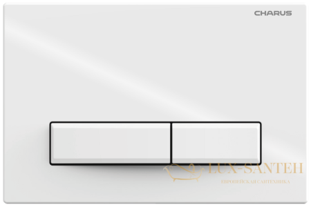 панель смыва charus tm, raiden, fp.321.11.01, белый глянцевый