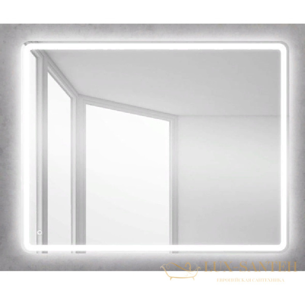 зеркало belbagno spc spc-mar-1000-800-led-btn 100 см с кнопочным выключателем, с подсветкой