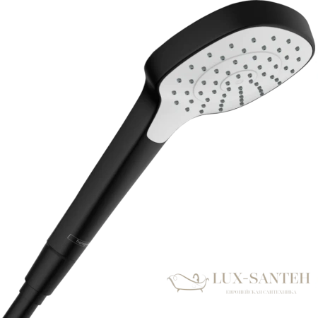 ручной душ hansgrohe croma select e 1jet 26814340 шлифованный черный хром