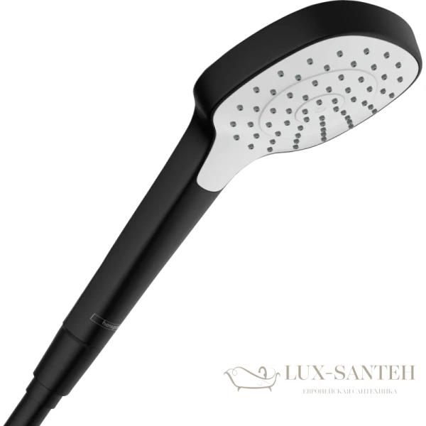 ручной душ hansgrohe croma select e 1jet 26814340 шлифованный черный хром