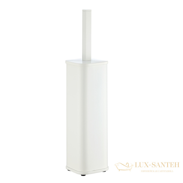 щетка для унитаза напольная wasserkraft k-1117white, белый матовый