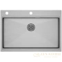 кухонная мойка paulmark vast pro pm707551-bs, нержавеющая сталь