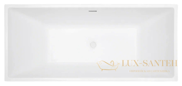 ванна акриловая свободностоящая abber ab9224-1.6, белый глянцевый