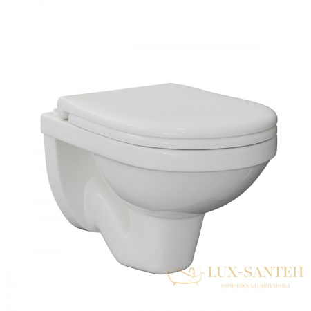 унитаз подвесной berges gamma 081105 с сиденьем микролифт, белый