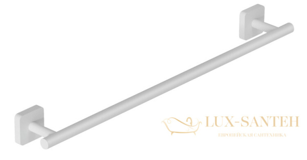 полотенцедержатель 450 мм, kludi vela s, 2598053, белый матовый