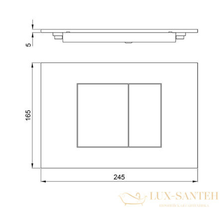 панель смыва almar wc plate e330001.co, совместима с моделями geberit sigma 8 / up720 и sigma12 / up320/tece box-8, медь брашированная pvd