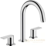 смеситель для раковины hansgrohe vernis shape 71563000 на 3 отв