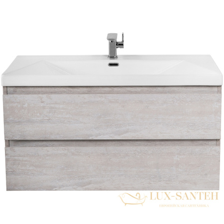 тумба под раковину cezares molveno molveno-80-2c-so-lb 80 см подвесная, legno bianco