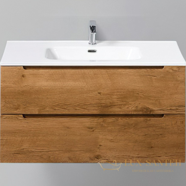 тумба под раковину belbagno etna etna-900-2c-so-rn-p 90 см подвесная, rovere nature