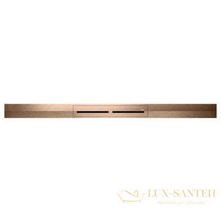 дренажный канал tece tecedrainprofile 670903 обрезной 500-900 мм, pvd сатин, красный позолоченный