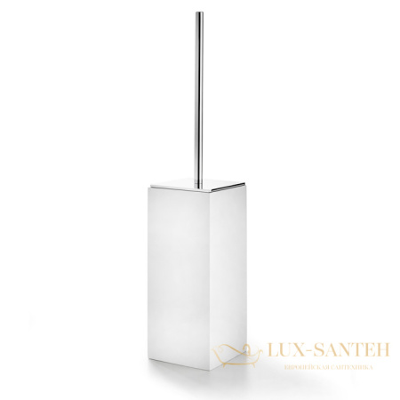 ершик для унитаза напольный 3sc bemood white bemw17ank, белый/никель полированный