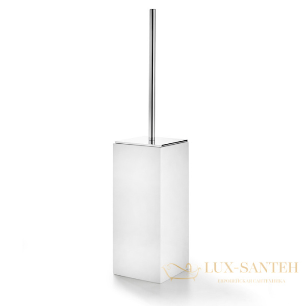ершик для унитаза напольный 3sc bemood white bemw17ank, белый/никель полированный