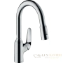 кухонный смеситель hansgrohe focus m42 71801000 с вытяжным душем 2jet