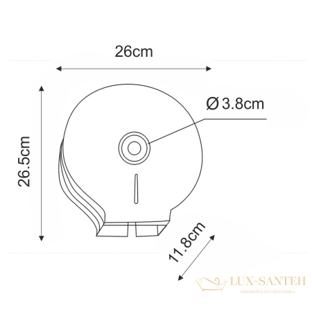 диспенсер туалетной бумаги wasserkraft k-10025, никель матовый