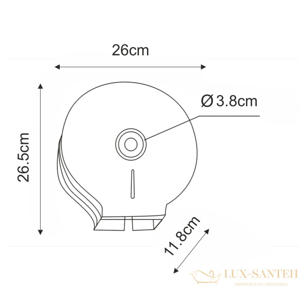 диспенсер туалетной бумаги wasserkraft k-10025, никель матовый