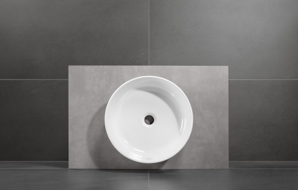 раковина villeroy & boch collaro 4a1840rw накладная для ванной комнаты 400 мм ceramicplus, белый камень