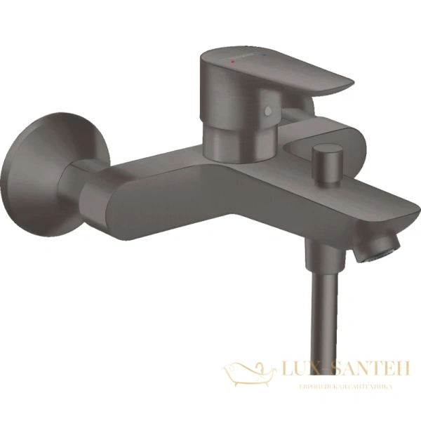 смеситель для ванны hansgrohe talis e 71740340, шлифованный черный хром