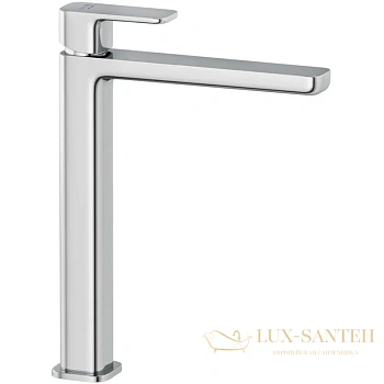 смеситель kludi renon 422980575 для раковины высокий, хром