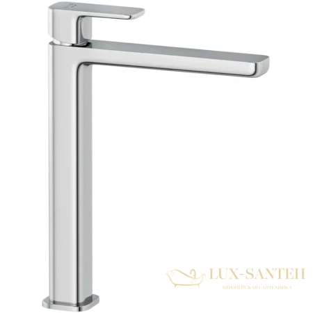 смеситель kludi renon 422980575 для раковины высокий, хром