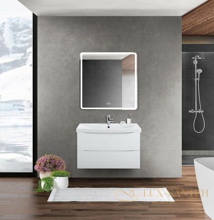 раковина belbagno bb-0322-80-lvb 80 см, белый