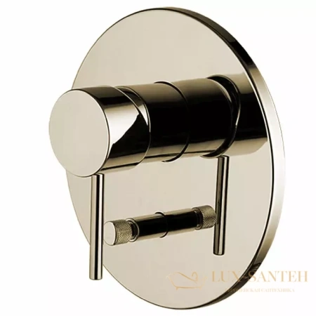 смеситель для душа встраиваемый fima carlo frattini spillo up f3039x2sn, на 2 выхода, никель брашированный