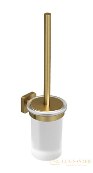 ершик для унитаза подвесной kludi vela s, 25974n0, золото брашированное
