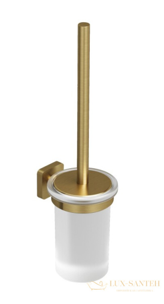 ершик для унитаза подвесной kludi vela s, 25974n0, золото брашированное