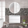тумба belbagno etna etna-h60-1000-2c-so-bl-p 99,6 см, bianco lucido
