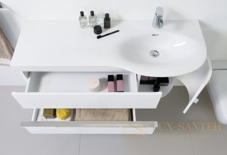 тумба под раковину laufen palace new 4.0150.2.075.463.1 841х384 мм, белый