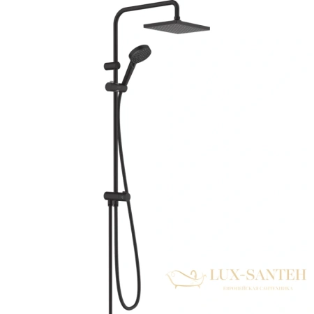 душевая стойка hansgrohe vernis shape showerpipe 230 1jet reno 26282670, матовый черный