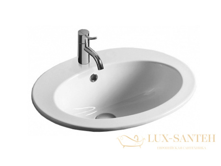 раковина simas lavabi d'arredo s 52 bia 53,5x45 см, белый