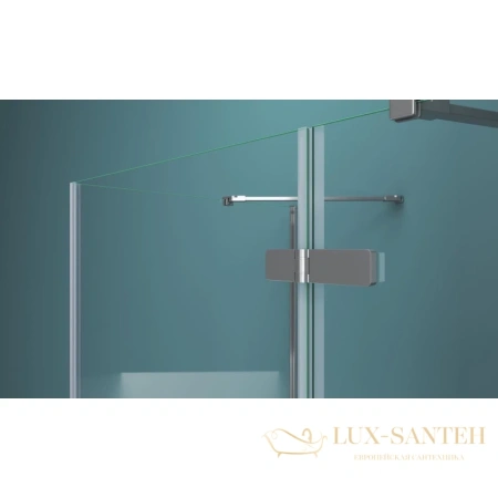 душевой уголок belbagno kraft-ah-12 kraft-ah-12-80/90-c-cr-r 80x90 см, стекло прозрачное