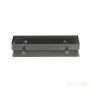 полка для душа lemark shelf line 9776051, 300 мм с крючками, графит