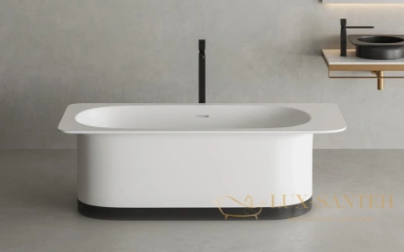 ванна salini ninfea 102721m s-stone 180x82 см, белый