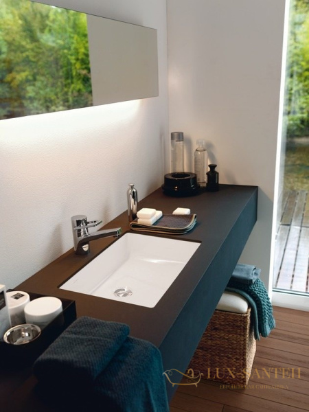 раковина laufen living 8.1243.2.000.109.1 встраиваемая снизу 35 см, белый глянцевый 