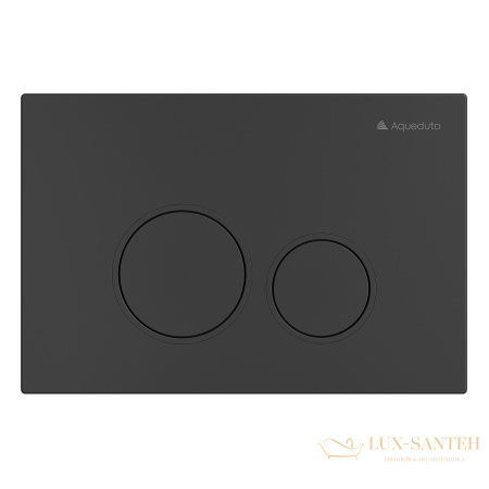 комплект aqueduto aqds104, инсталляция tecnica novo, панель смыва circulo, черная матовая, унитаз ovo, сиденье микролифт, белый 