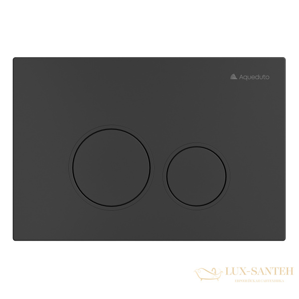 комплект aqueduto aqds104, инсталляция tecnica novo, панель смыва circulo, черная матовая, унитаз ovo, сиденье микролифт, белый 