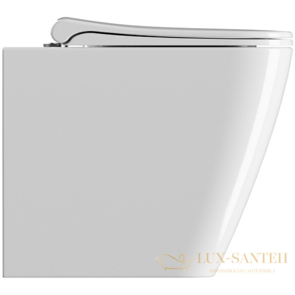 приставной унитаз gsi nubes 961011 без сиденья, белый