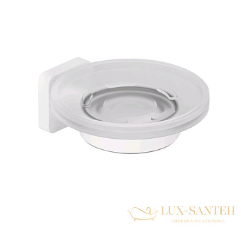 мыльница подвесная kludi vela s, 2598553, белый матовый