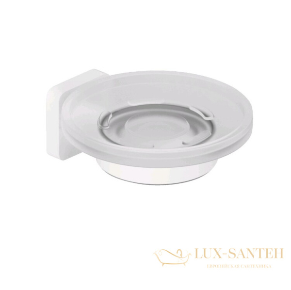 мыльница подвесная kludi vela s, 2598553, белый матовый