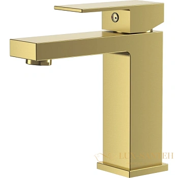 смеситель для раковины d&k bayern.liszt da1512107, золото матовое