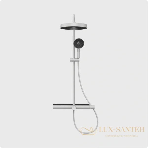 душевая система для ванны aquame aqm8010w, белый