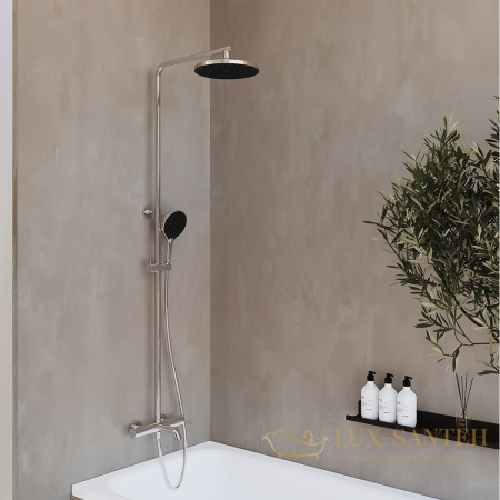 душевая система для ванны aqueduto chuva chu0200, хром