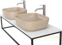 столешница под раковину belbagno ek-120-2-bl 120 см, bianco lucido